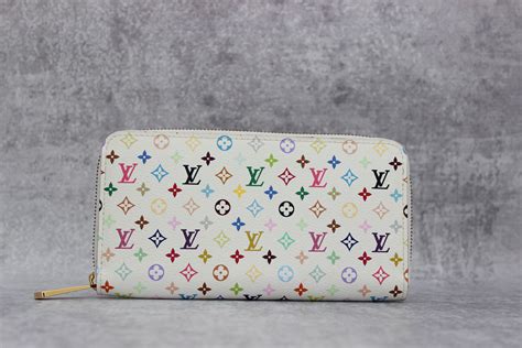 louis vuitton multicolor white|multicolor louis vuitton wallet.